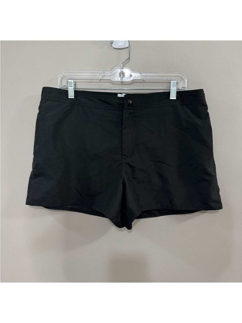 Sleek Black South Point Athletic Shorts. 100% Polyester. Size 16
